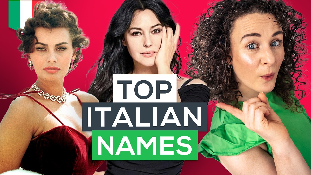 TOP 36 Italian GIRLS NAMES - Names & Meanings 🇮🇹 + FREE PDF Checklist