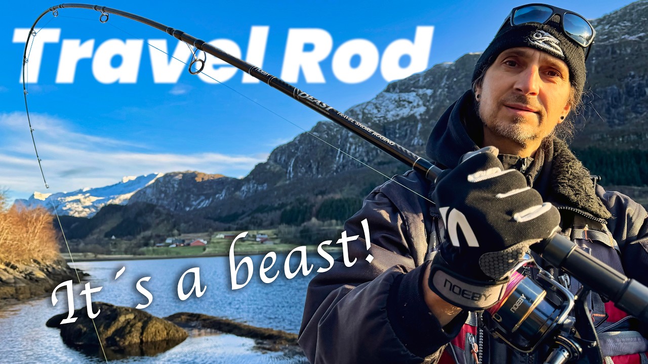 Top REISERUTE f&uuml;rs MEERES-SPINNFISCHEN von Aliexpress! #travelrod #meeresspinnrute #noeby