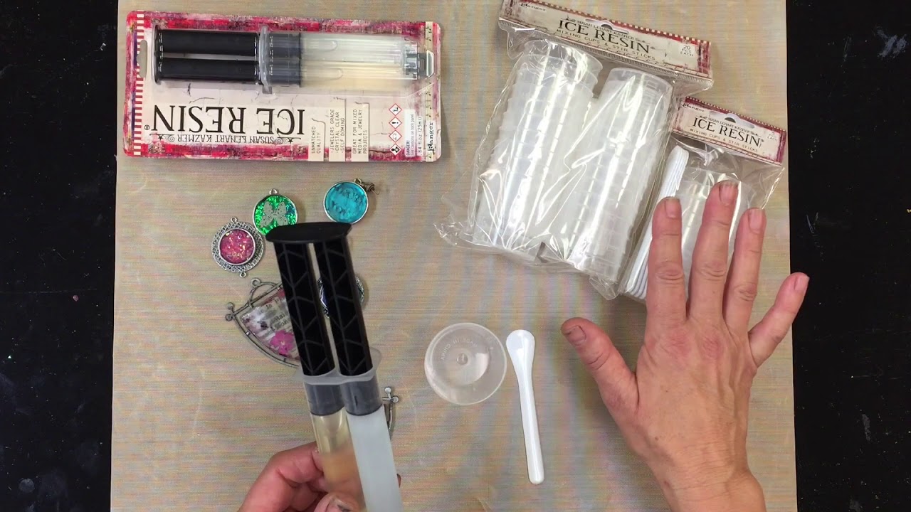 Susan Lenart Kazmer Mixing ICE Resin® from the Plunger