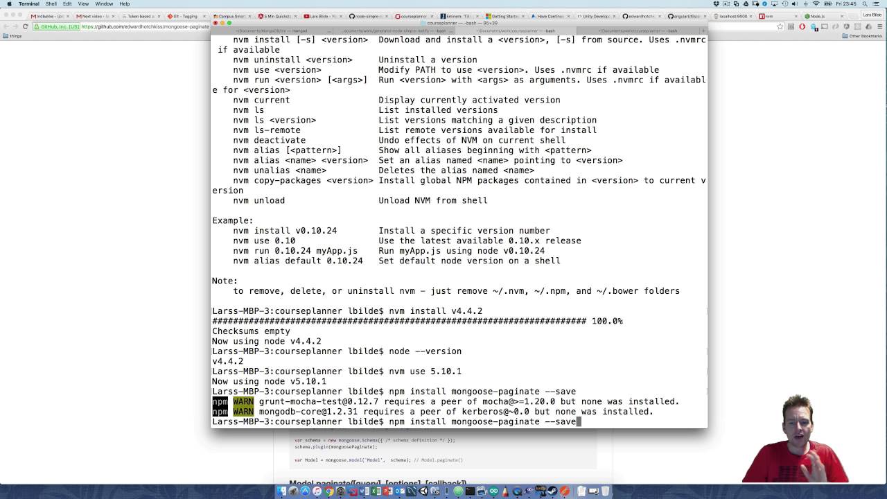 JS Web apps - Backend pagination - Change Schema