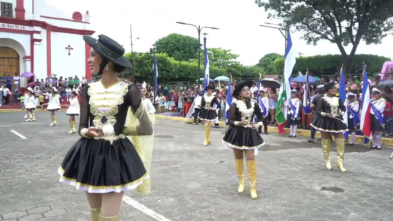 Bandas rítmicas, saludando el 130 aniversario de Chichigalpa, banda San Cristóbal