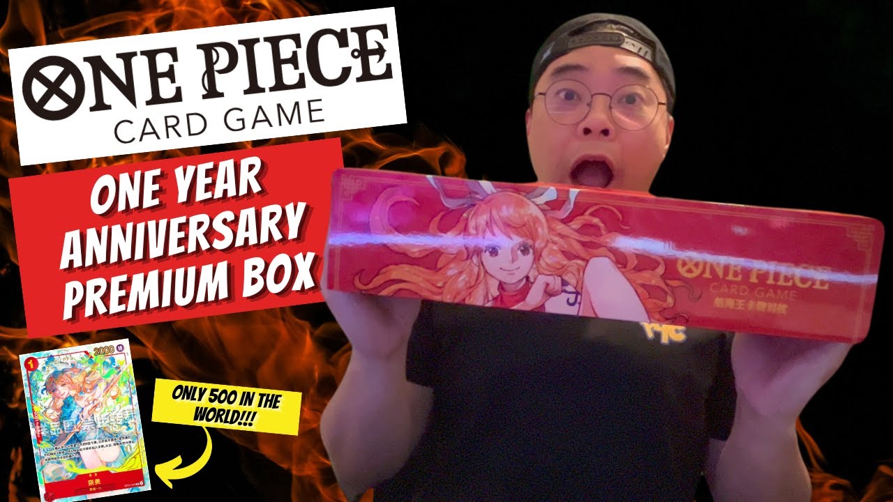 Unboxing the $400 One Piece 1st Year Anniversary Collection Box! This Nami card is $10k ?!