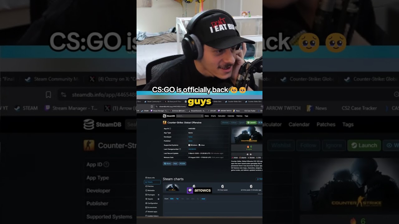 CS:GO is officially back...