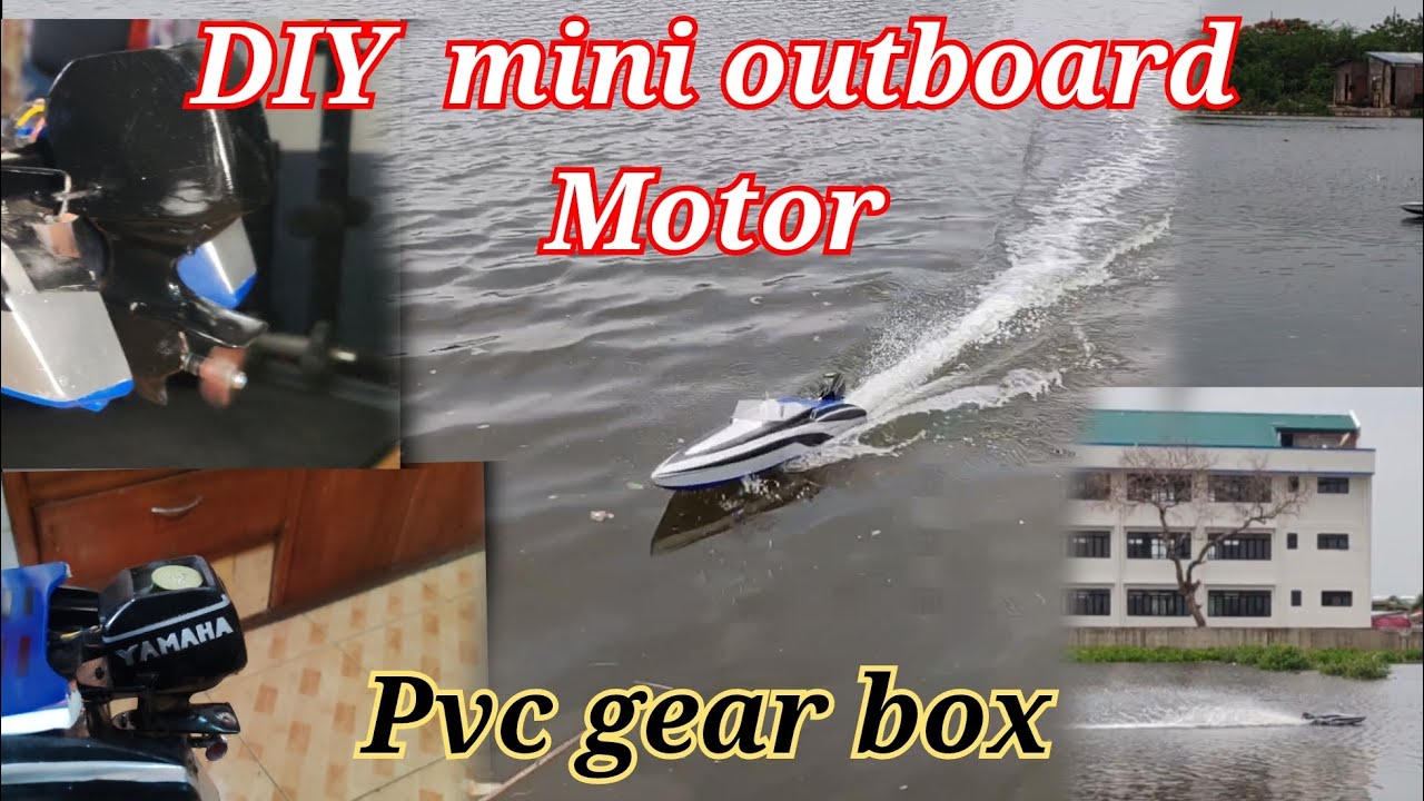 HOW TO MAKE DIY MINI OUTBOARD MOTOR FOR RC BOAT...