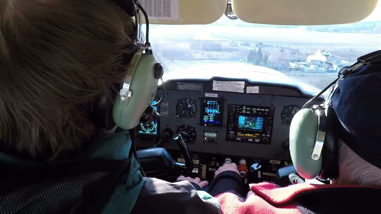 Gigantyczne turbulencję w Cessnie 152 przy lądowaniu