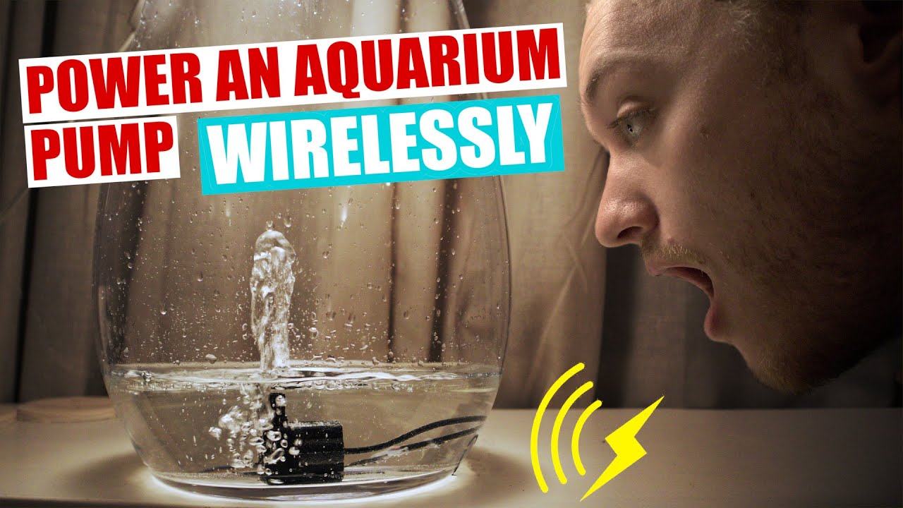 Powering a Mini Water Pump Wirelessly (for terrarium, vivarium, paludarium)