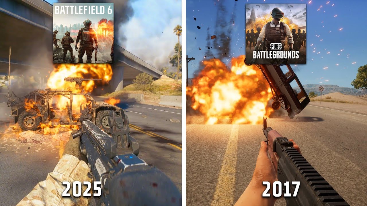 Battlefield 6 Redsec vs PUBG - Details and Physics Comparison