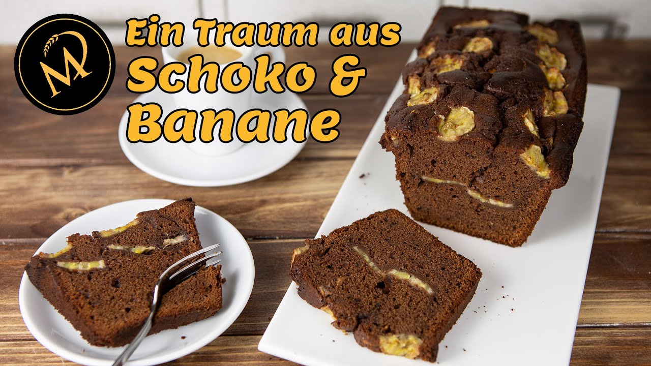 Bananensplit Kuchen | Kuchen mit Schokoladen und Bananen super schnell selber machen