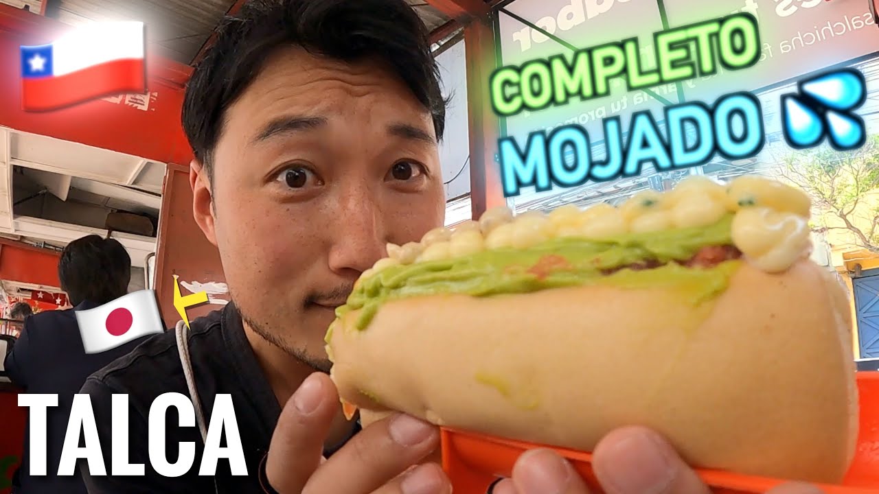 Japon&eacute;s probando COMPLETOS MOJADOS por primera vez en TALCA! | &iquest;Es realmente RICO?