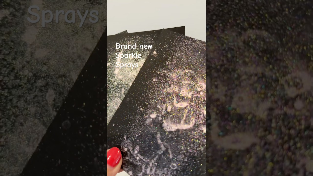 Brand new sparkle sprays from Lisa Horton Crafts #imaginedragons #lisahortoncrafts #papercraft