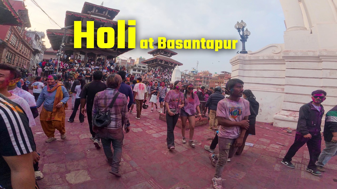Holi at Basantapur | Festival of Colors