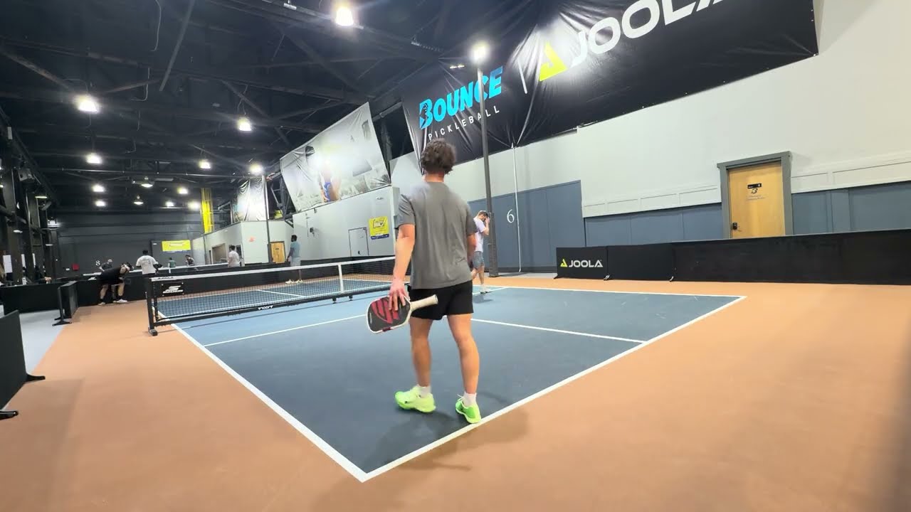 Competitive 4.5+ Men's Pickleball Doubles. Smart Shots and Patience Balls. Dan/Austin vs Sam/Ian 2
