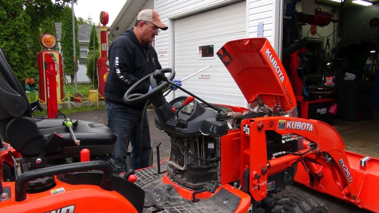 Clean Your BX Tractors Radiator