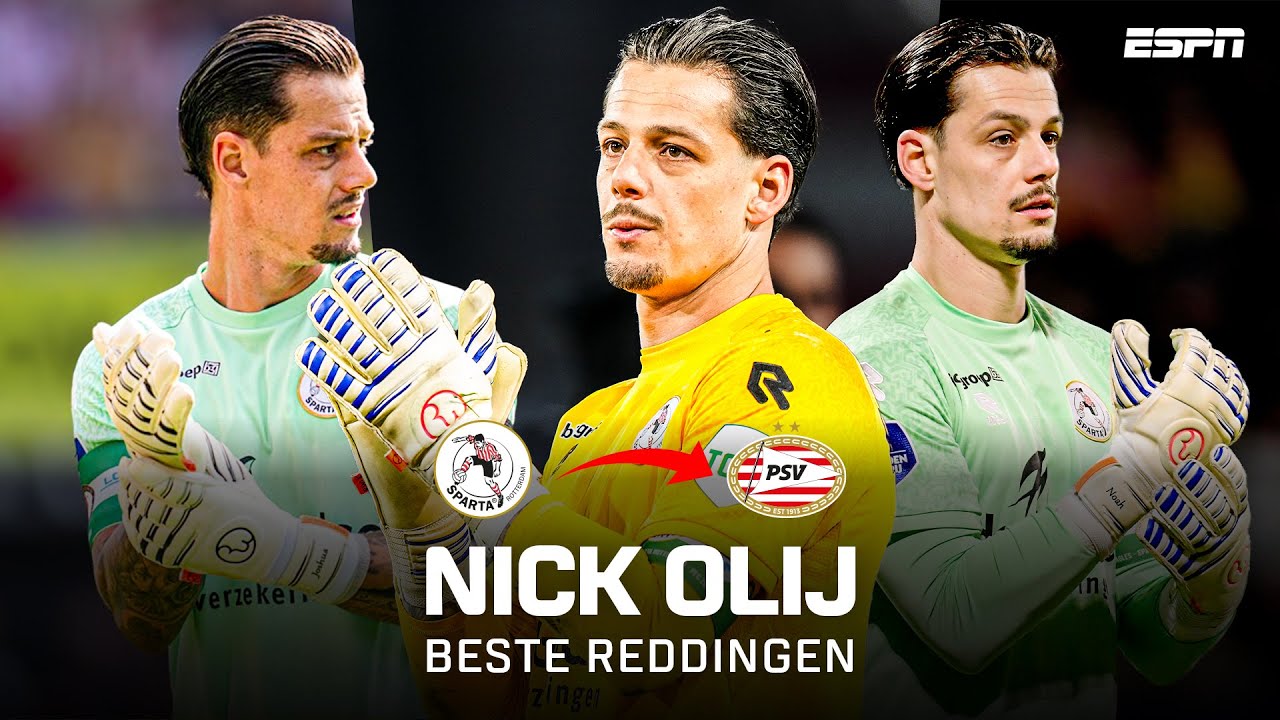 NICK OLIJ ➡️ PSV ✅🧤 | COMPILATIE