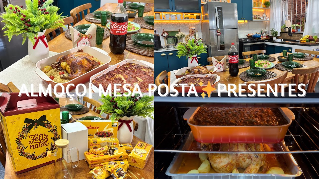ALMOÇO DELICIOSO INSPIRAÇÃO PARA CEIA / MESA POSTA / OLHA OQUE CHEGOU AQUI.