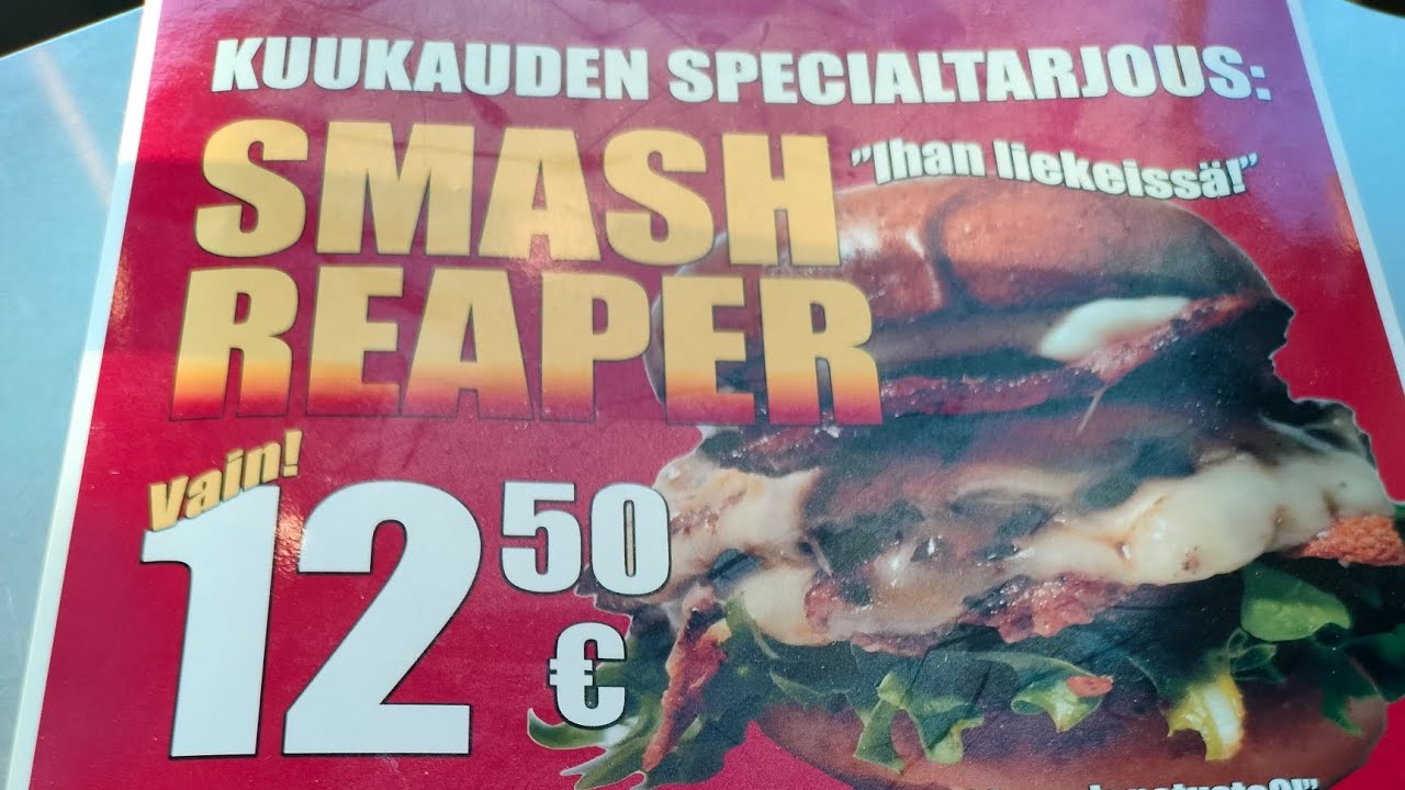 Testi: Jäälin Grilli ja Smash Reaper Burgeri. Mukana @SignEelis_79_Official jonka testissä Atomi