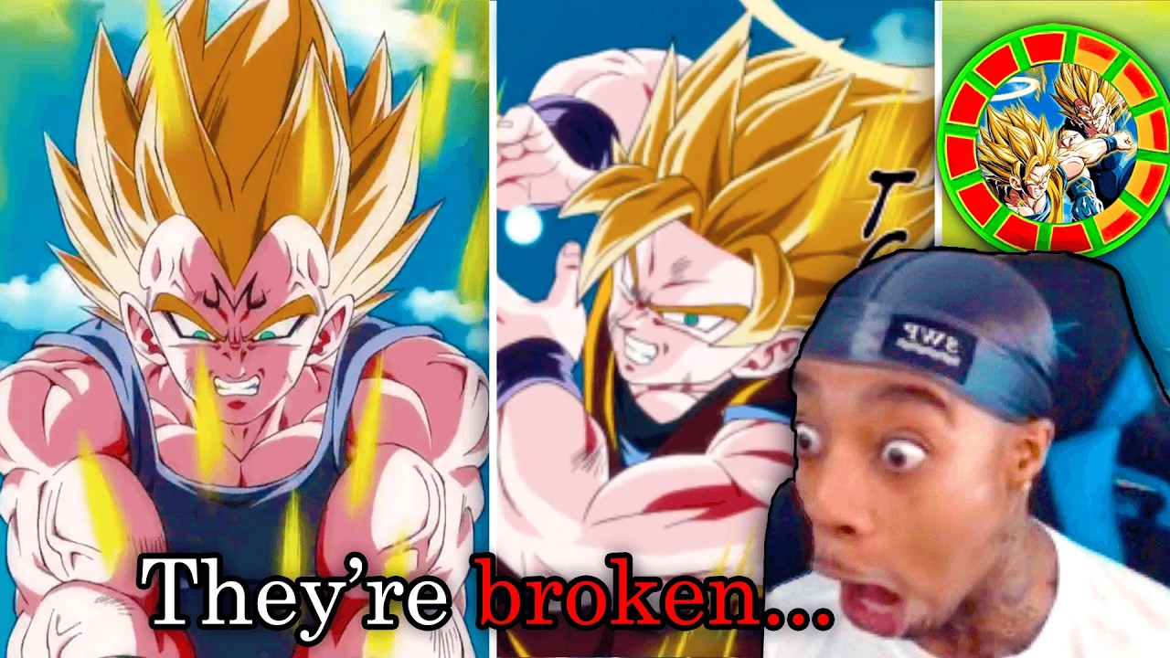 В режиме Dokkan Battle физический Маджин Вегета + Супер Сайян 2 Ангел Гоку выглядят абсолютно неп...