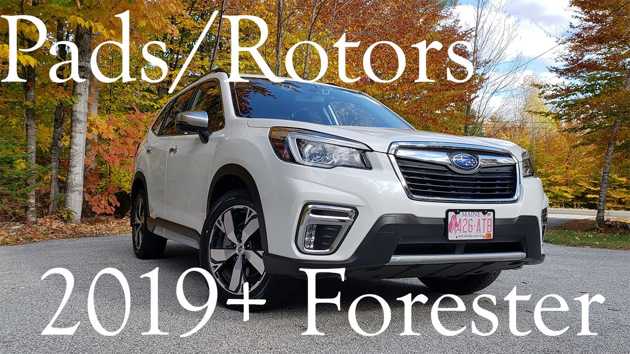 Как заменить задние тормозные колодки и роторы на Subaru Forester 2019+