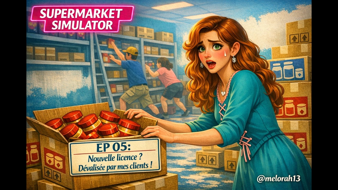 ILS DÉVALISENT TOUT ! - Supermarket Simulator FR EP05