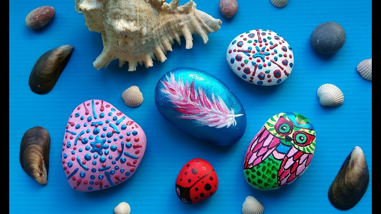 DIY Rock Painting Craft Ideas - Amazing Stone Art For Summer Home Decor