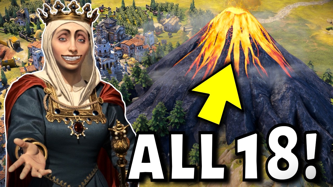 Civ 7 | ALL 18 Natural Wonders Isabella Is ABSOLUTELY BONKERS!!! (Deity Civilization VII)