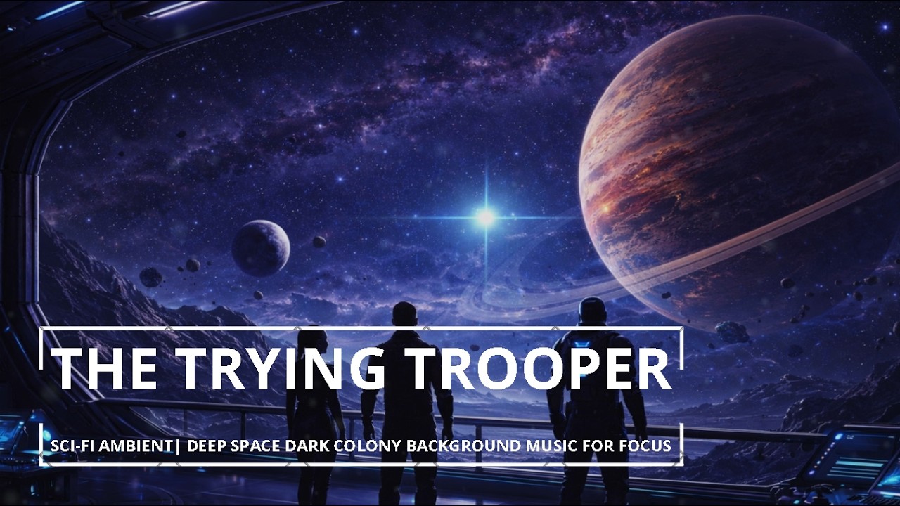 Sci-Fi Ambient | Deep Space Dark Colony Background Music for Focus | (3 Hours 50 Minutes)