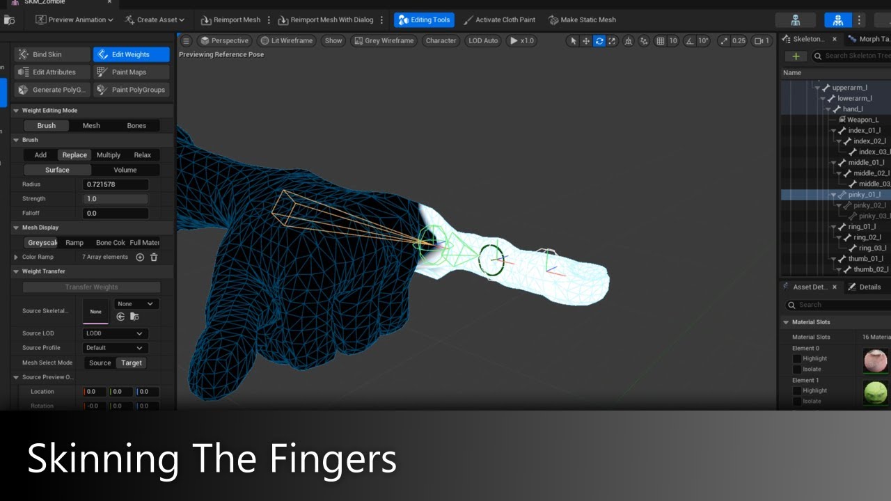 Pt 8: Skinning the Fingers