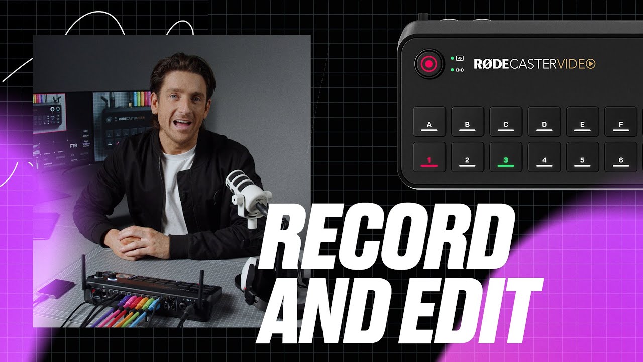 How to Record and Edit Your Shows on the R&Oslash;DECaster Video