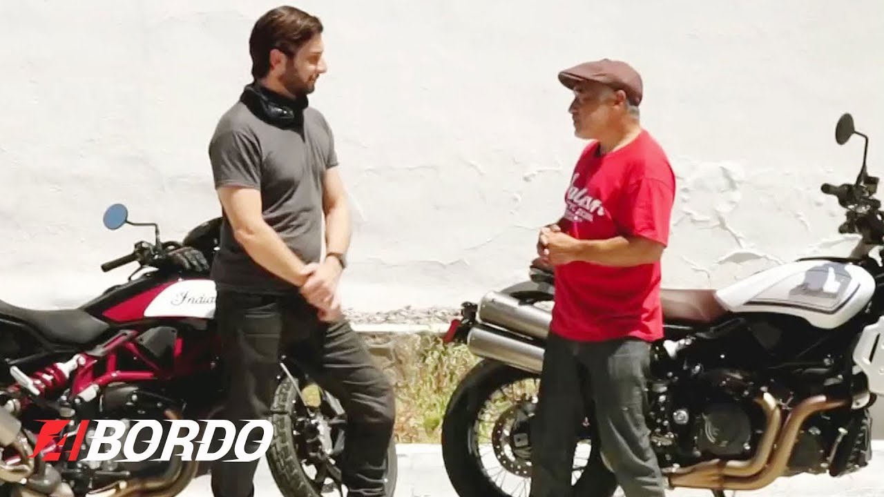 Jaime anduvo A Bordo de la Indian FTR1200 con Steve Caballero, la leyenda del 'skate' | A Bordo