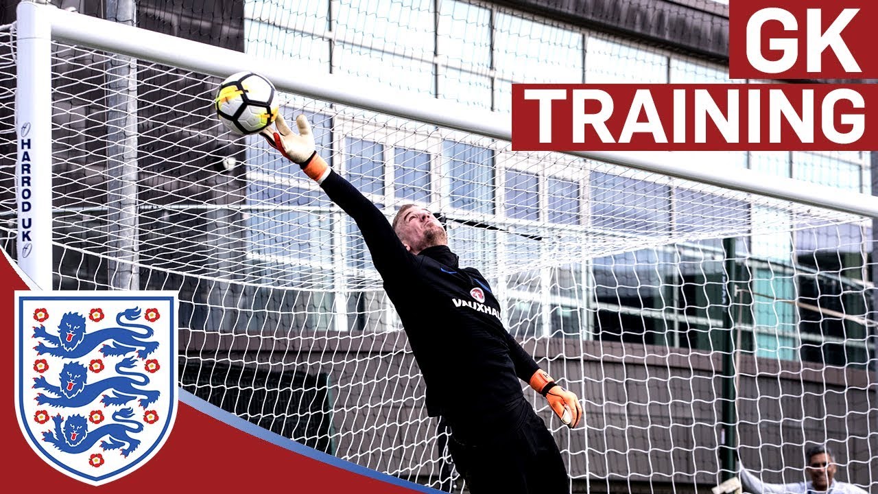 High Intensity Drills for England's Senior Goalkeepers | Goalkeeper Training