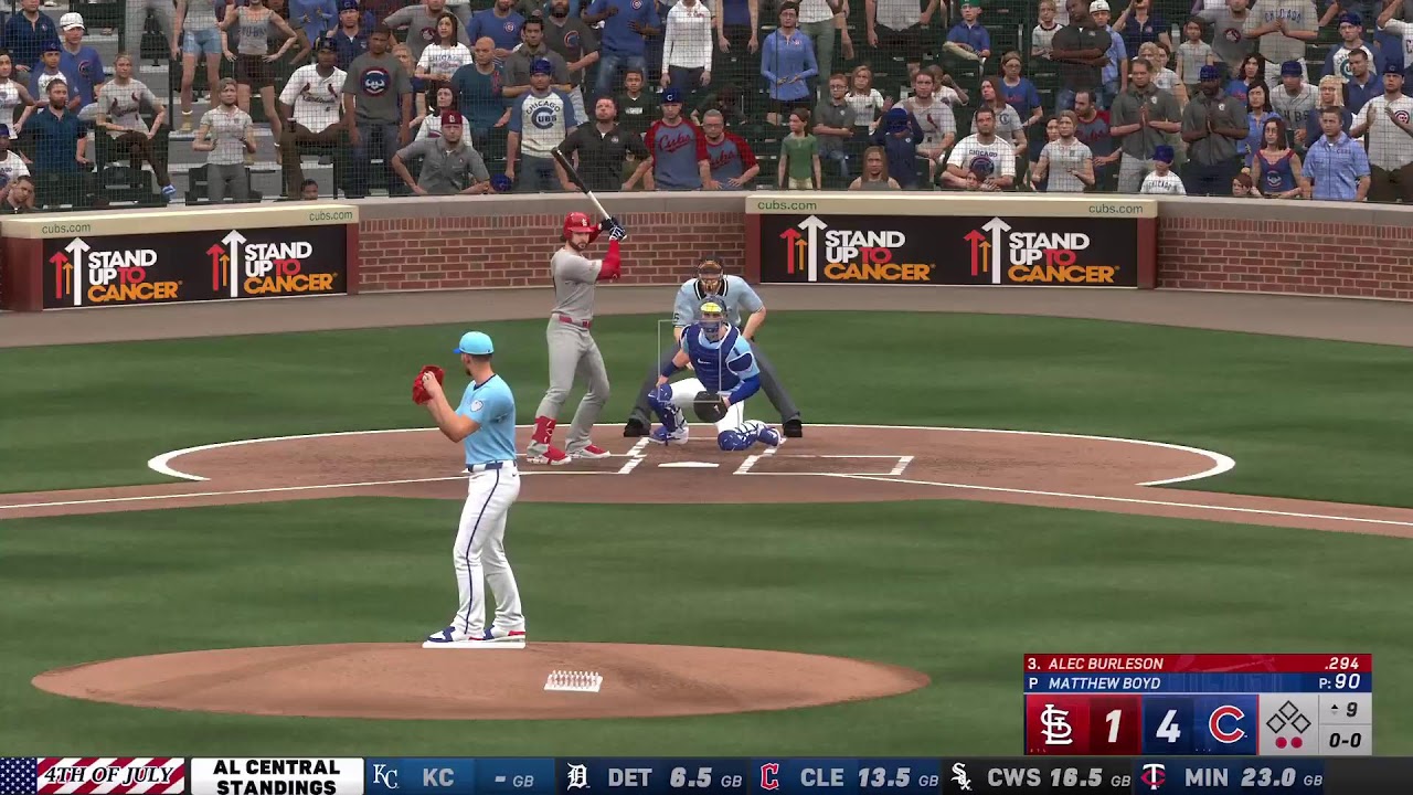 MLB 25 The Show Cardinals @ Cubs