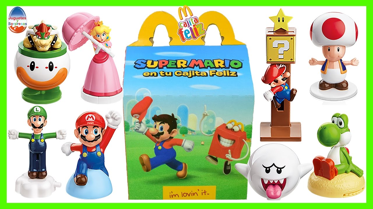 Cajita Feliz Mc Donald's Super Mario Colección Completa 2016-JuguetesYSorpresas