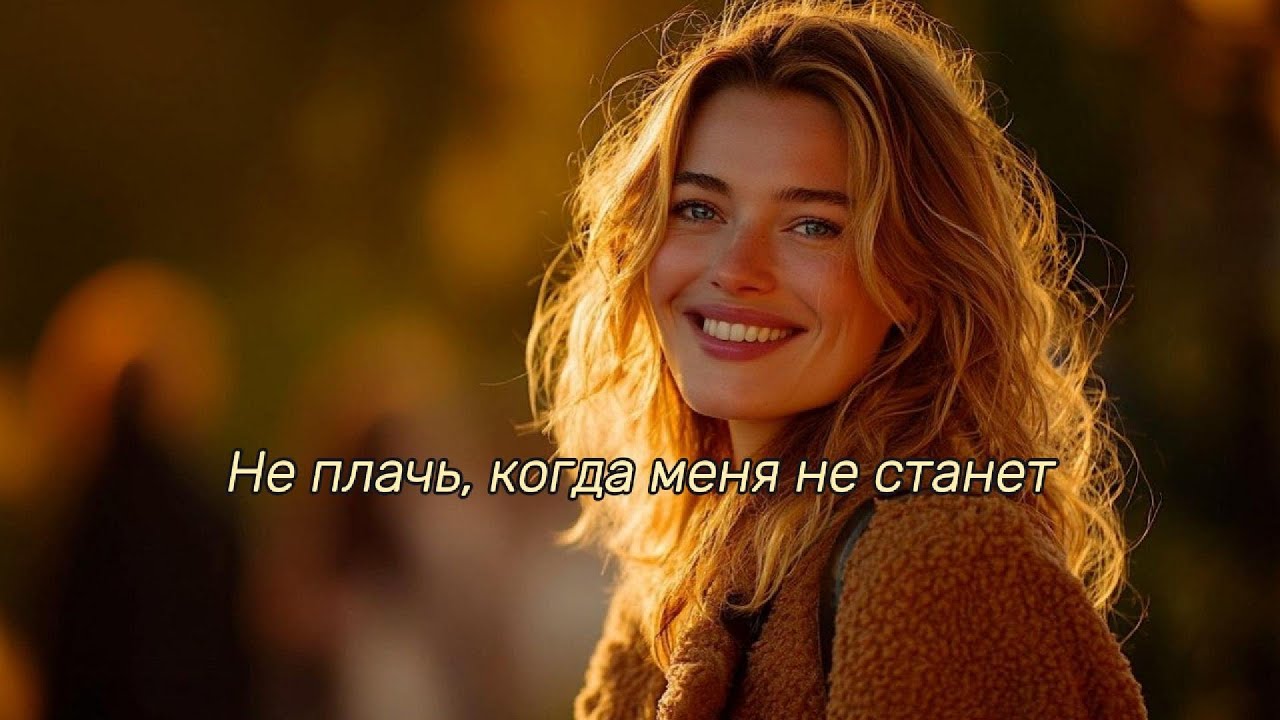 Не плачь, когда меня не станет...на стихи Тамары Шашевой