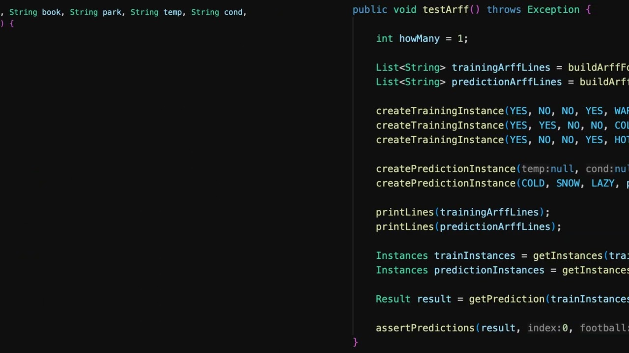 Maching Learning using Weka, Meka and Java - ARFF