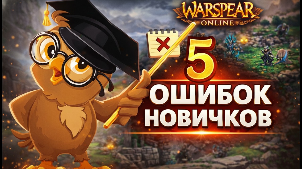 5 ОШИБОК НОВИЧКОВ l WARSPEAR ONLINE