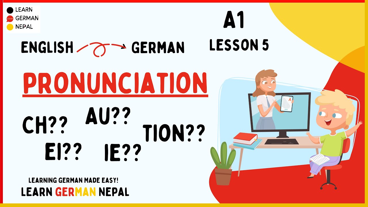 Basic German Pronunciation Rules I Aussprache I Lektion - 5 I German For Beginners I