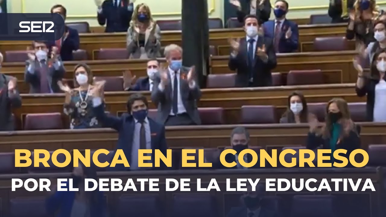 Bronca a gritos en el Congreso por el debate de la 'Ley Celaá’