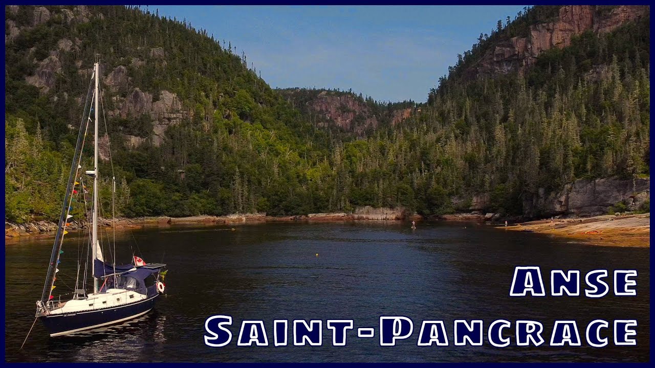 L'Anse Saint-Pancrace vue des airs