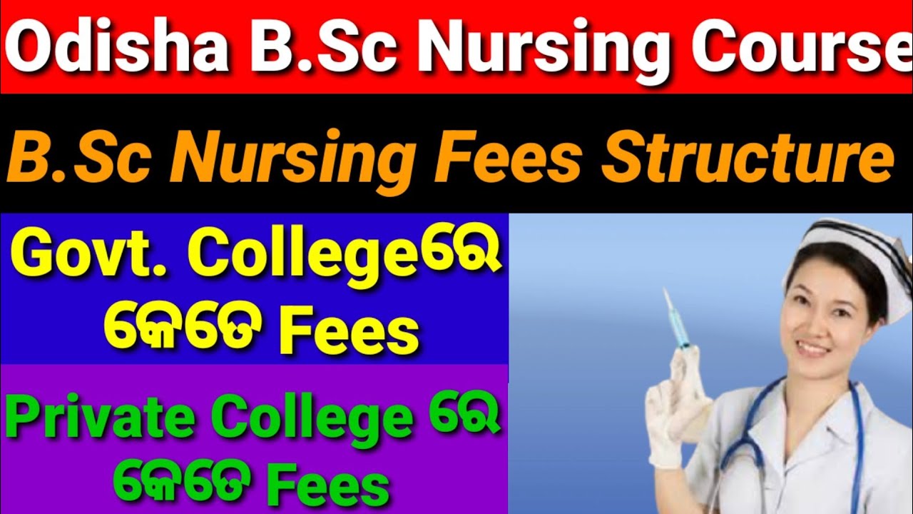 B Sc Nursing,Govt  Colleges Fees Structure, Private Colleges Fees Structure, Comparison