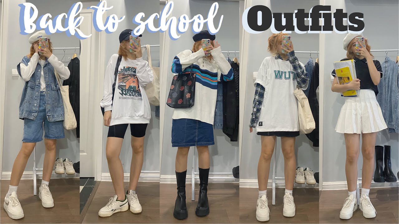 BACK TO SCHOOL OUTFIT: Gợi ý các outfits đi học từ 4 items basic