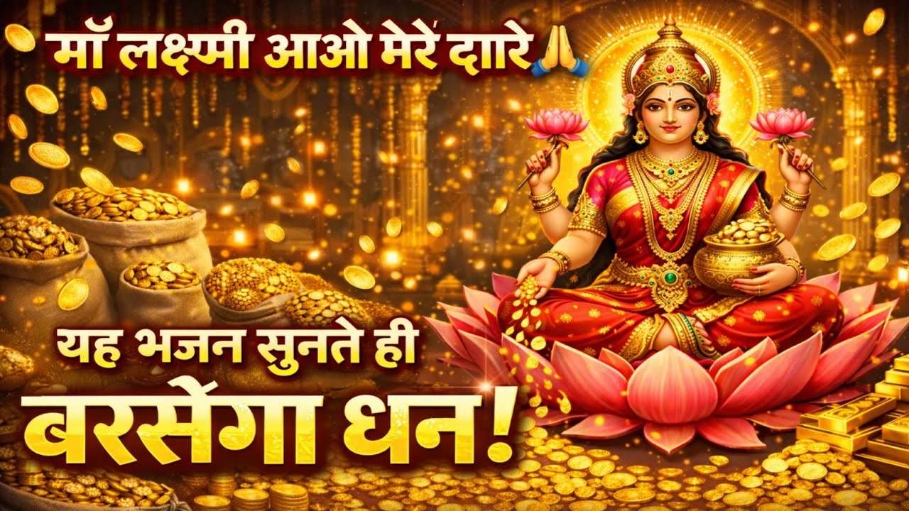 माँ लक्ष्मी आओ मेरे द्वारे 🙏 इस भजन को सुनते ही बरसेगा धन | Laxmi Mata Bhajan Video 2026