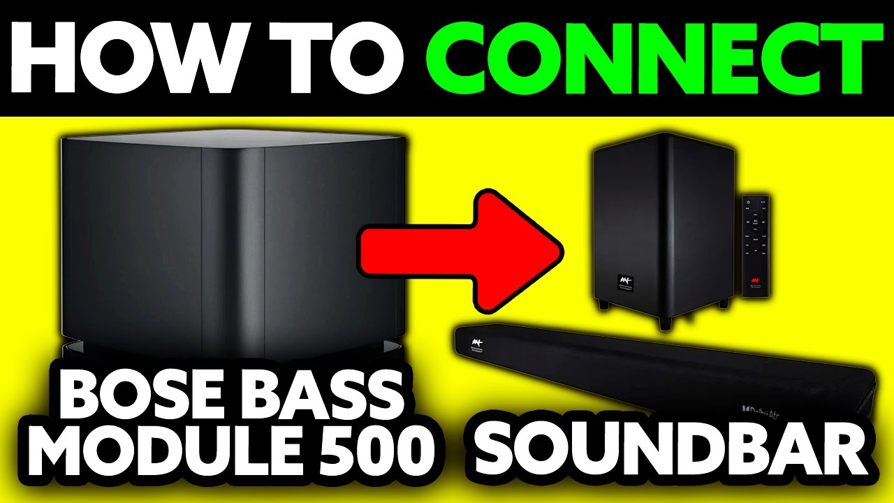 Как подключить Bose Bass Module 500 к саундбару (2025) — пошагово