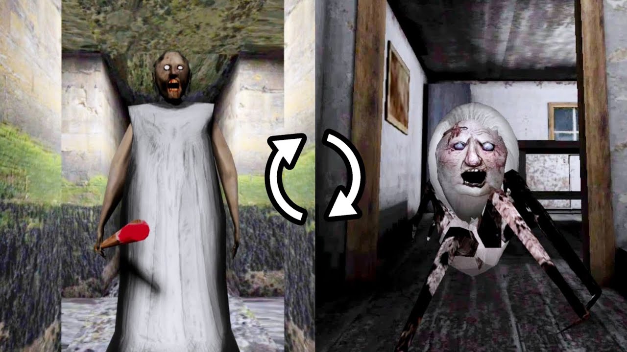 Granny 1.9 Spider Mom Inside House Vs Granny Inside Sewer Full Gameplay | Granny 1.9 Changer Mod