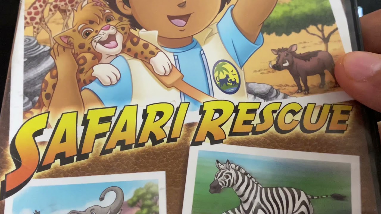 Go Diego Go!: Safari Rescue 2007 DVD Menu Walkthrough