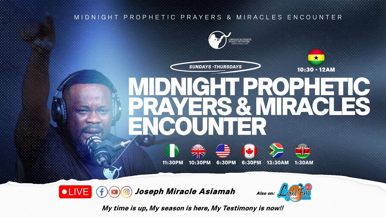 MIDNIGHT PROPHETIC PRAYERS AND MIRACLES ENCOUNTER ||  EPISODE 247 || 3RD FEBRUARY,2026