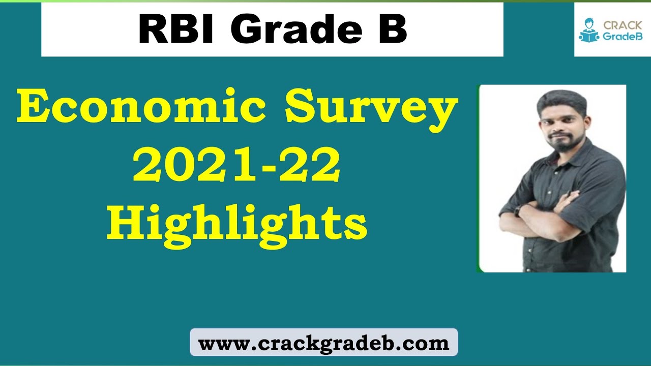 Economic Survey 2021-22 Highlights for RBI Grade B/NABARD Grade A