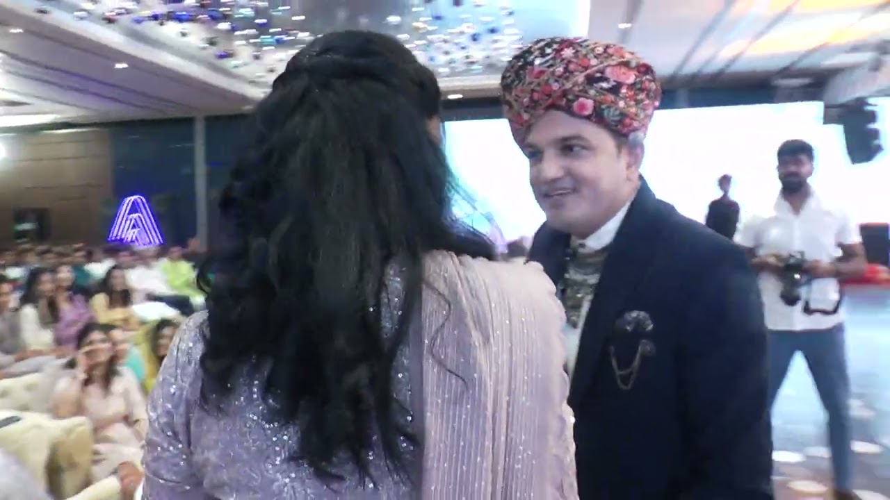 Wedding Sangeet Anchor Girish Sharma Crowd Interaction | Marwadi Sangeet | Anchoring 2021