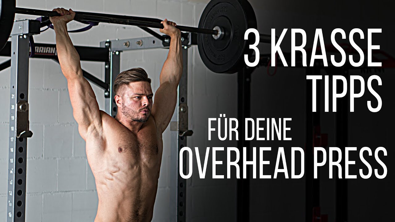 SCHULTERDRÜCKEN | 3 TIPPS für MASSIVE Schultern bei der Overhead Press