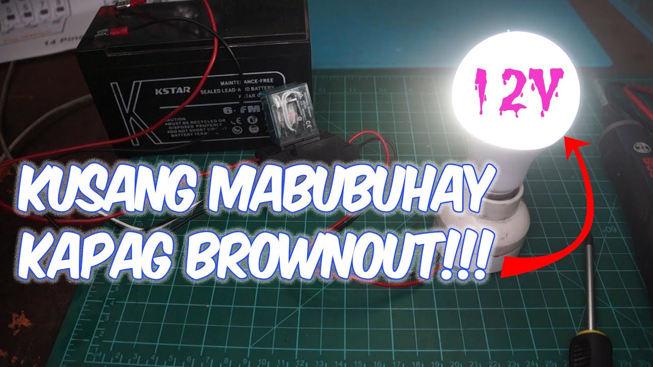 Emergency Light Auto ON 12 volts (Tagalog)