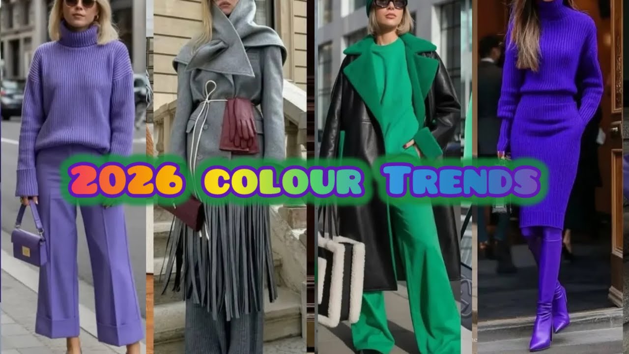 💚10 TRENDING COLORS FOR 2026💚 || 2026 color Combo || #fashiontrends #outfitideas #fashionstyle 